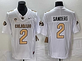 Men's Colorado Buffaloes #2 Shedeur Sanders White 2023 F.U.S.E. Stitched Football Jersey,baseball caps,new era cap wholesale,wholesale hats